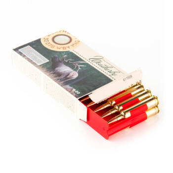 Premium 30-378 Weatherby Magnum Ammo For Sale - 180 grain Hollow Point Ammunition in Stock By Weatherby Barnes TSX - 20 Rounds