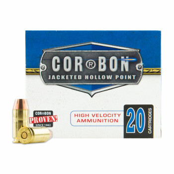 40 S&W Ammo - Corbon Self-Defense 135gr JHP - 500 Rounds