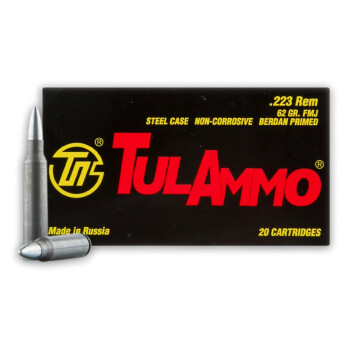 Cheap Tula 223 Rem Ammo For Sale - 62  grain FMJ Ammunition In Stock