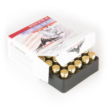40 S&W Ammo - Team Never Quit Frangible 125gr HP - 20 Rounds