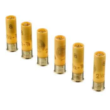 Cheap 20 Gauge Ammo For Sale - 2-3/4" 2-1/2 Dram 7/8 oz. #8 Shot Ammunition in Stock by Estate Game and Target - 25 Rounds