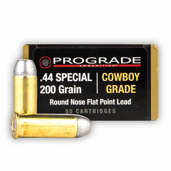 .44 Special Ammo - ProGrade Cowboy 200 Grain LRN - 50 Rounds