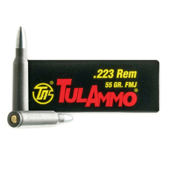Cheap Tula 223 Rem Ammo For Sale - 55 grain FMJ Ammunition In Stock