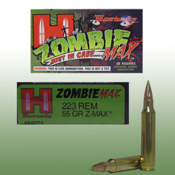 223 Rem - 55 gr Z-MAX Zombie - Hornady - 20 Rounds