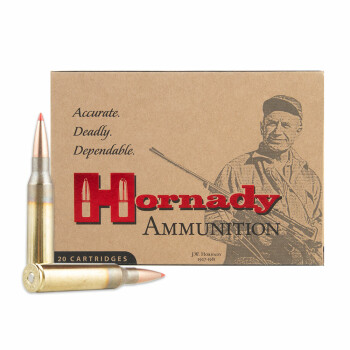 Hornady Match 338 Lapua Magnum 285gr A-MAX Ammo For Sale At LuckyGunner.com - 20 Rounds
