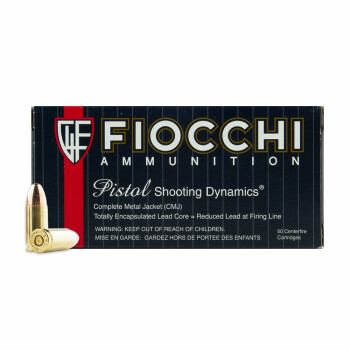 Cheap 9mm - 124 gr CMJ - Fiocchi - 50 Rounds For Sale Online