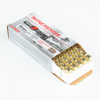 Cheap 3 Gun 9mm Ammo For Sale - 147 gr BEB - Winchester 3-Gun Ammunition For Sale - 50 Rounds