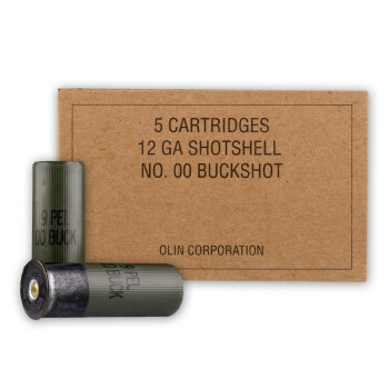 12 ga Ammo For Sale - 2-3/4" 00 Buck Ammunition by Winchester