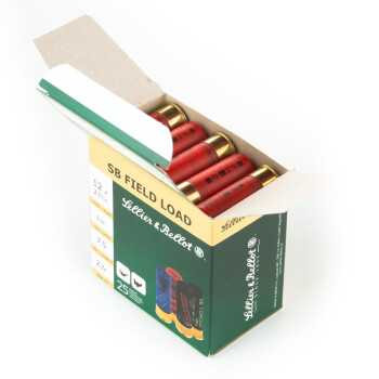 Cheap 12ga Ammo For Sale Online - Sellier & Bellot Field Load - #7.5 Lead Shot - 25 Rounds