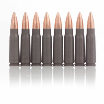 Cheap 7.62x39 Ammo For Sale - 123 gr FMJ Polymer Coated Ammunition by Brown Bear In Stock - 20 Rounds