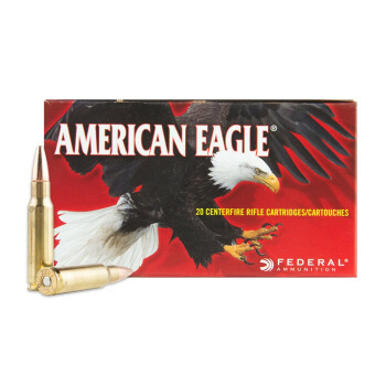 6.8mm SPC Ammo - Federal American Eagle 115 Grain FMJ - 200 Rounds