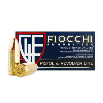 Cheap 9mm - 115 gr CMJ - Fiocchi - 50 Rounds For Sale Online
