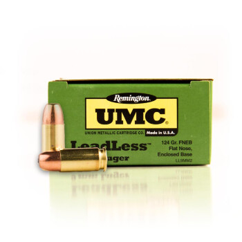 Bulk 9mm Ammo For Sale - 124 gr FNEB- leadless - Remington UMC Ammunition In Stock - 500 Rounds