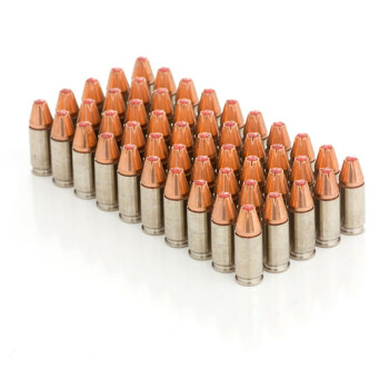 Premium 9mm +P Hornady Critical Duty Ammo For Sale - 135 gr JHP FlexLock Hornady Ammunition In Stock - 50 Rounds