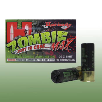 12 ga Ammo For Sale - 2-3/4" 00 Buck Zombie Defense Ammunition by Hornady