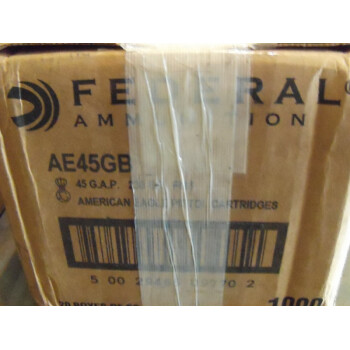45 GAP Ammo For Sale - 230 gr FMJ - Federal American Eagle Ammo Online