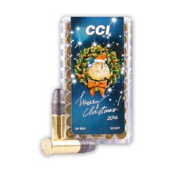 Cheap 22LR Ammo For Sale - 40 Grain LRN Ammunition in Stock by CCI Christmas Gift Pack - 50 Rounds
