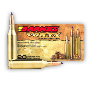 243 Win - 80 gr Lead Free TTSX Hollow Point Barnes VOR-TX Ammunition - Barnes - 20 Rounds