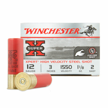 12 Gauge Ammo - Winchester Super-X Waterfowl 3" #2 Shot - 25 Rounds