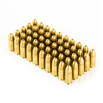 9mm Ammo For Sale - 124 gr Full Metal Jacket Ammunition In Stock