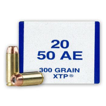Cheap 50 Action Express Ammo For Sale - 300 Grain XTP FMJ Ammunition in Stock by Armscor USA - 20 Rounds