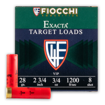 28 Ga Fiocchi #8 Target Ammo For Sale - Fiocchi Premium Exacta 28 Ga Shells