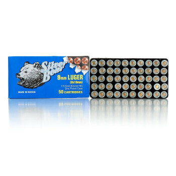 9mm Ammo For Sale - 115 gr FMJ -  Silver Bear Ammunition Online