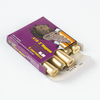 .410 Bore Ammo - Golden Bear  3" #4 Shot - 5 Shells