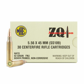 Cheap 5.56 NATO Ammo - ZQI Ammunition 62 Grain FMJ SS109 - 30 Rounds