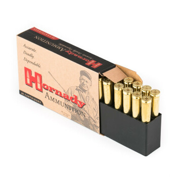 Premium Hornady Custom InterLock 300 Win Mag 165gr BTSP Ammunition For Sale At Lucky Gunner! - 20 Rounds