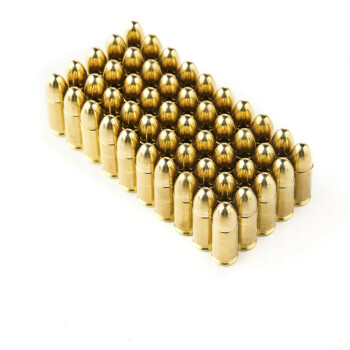 Cheap 9mm Hotshot Elite Ammo For Sale - 124 gr Full Metal Jacket Ammunition In Stock - 50 Rounds