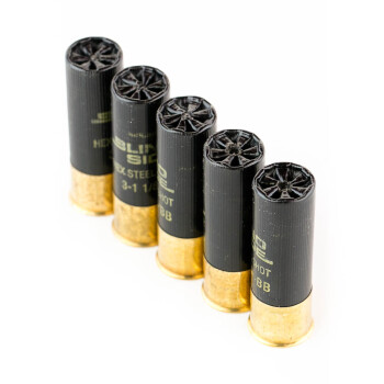 Premium 12 Gauge Waterfowl Ammo - Winchester Blindside 3"  1-1/8 oz #BB Hex Steel Shot - 25 Rounds