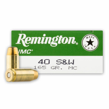 40 S&W Ammo For Sale - 165 gr MC Remington UMC 40 cal Ammunition In Stock