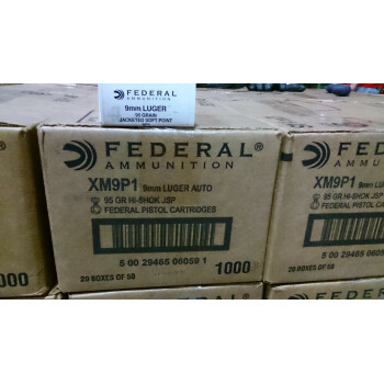 Cheap Defensive 9mm Ammo For Sale - 95 gr JSP - Federal Classic Personal Defense Ammunition In Stock - 50 Rounds