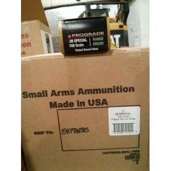 Bulk 38 Special Ammo For Sale - 158 gr Plated Round Nose - ProGrade Ammunition Online - 500 Rounds