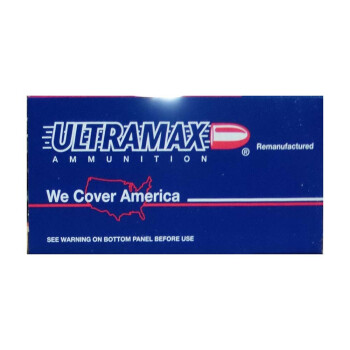 Cheap 380 Auto Ammo For Sale - 115 Grain LRN Ammunition in Stock by Ultramax Remanufactured  - 50 Rounds