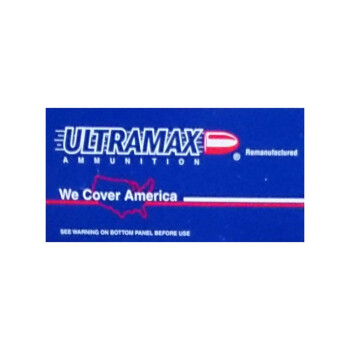Cheap 9mm Ammo For Sale - 125 Grain LRN Ammunition in Stock by Ultramax - 50 Rounds