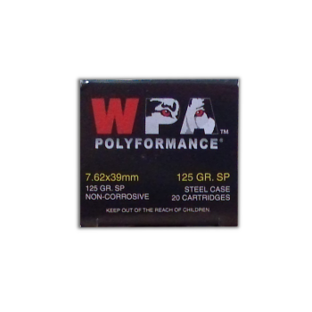 Cheap 7.62x39 Ammo For Sale From Wolf Ammunition | 125 gr soft point SP ammunition online | 20 Rounds of AK-47 Ammo
