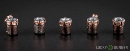 Side by side comparison of an unfired Hornady .32 H&R Magnum bullet vs. the unfired round