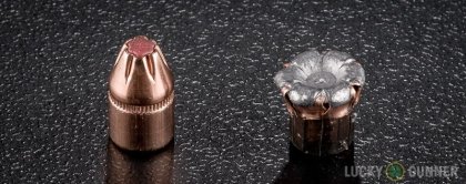 Image displaying fired .32 H&R Magnum rounds compared to an unfired bullet