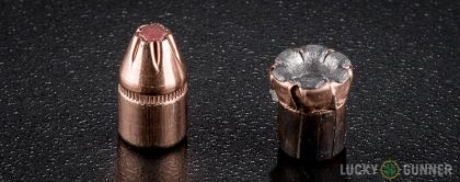 Image displaying fired .32 H&R Magnum rounds compared to an unfired bullet
