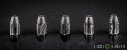 Line-up of Sellier & Bellot .32 (Smith & Wesson) Long ammunition - fired vs. unfired