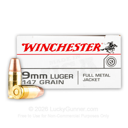 Image 1 of Winchester 9mm Luger (9x19) Ammo
