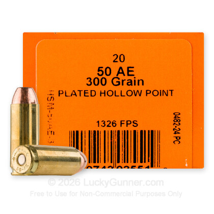 Image 1 of HSM Ammunition .50 Action Express Ammo