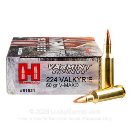 Image 2 of Hornady 224 Valkyrie Ammo