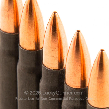 Large image of Bulk 7.62x39 Ammo For Sale - 123 gr FMJ Polymer Coated Steel Ammunition by Red Army Standard In Stock - 1080 Rounds