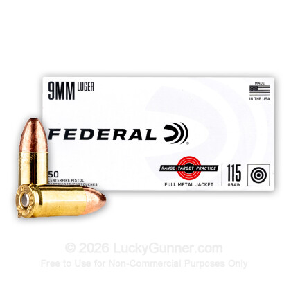 Image 2 of Federal 9mm Luger (9x19) Ammo