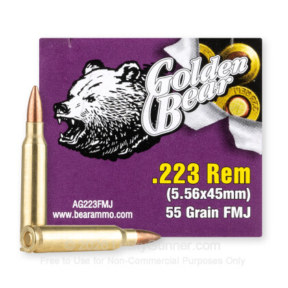Image 2 of Golden Bear .223 Remington Ammo