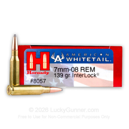 Image 1 of Hornady 7mm-08 Remington Ammo