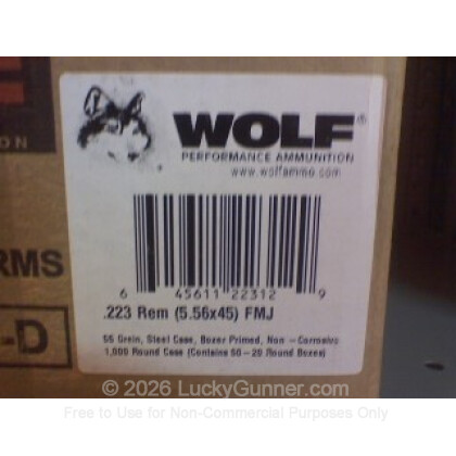 Image 3 of Wolf .223 Remington Ammo